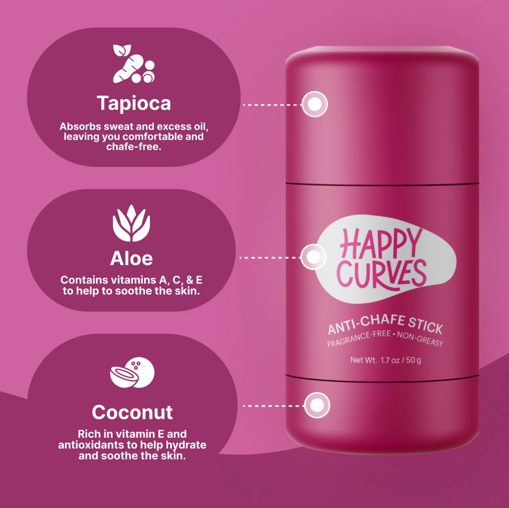 Happy Curves™️ Anti-Chafe Stick