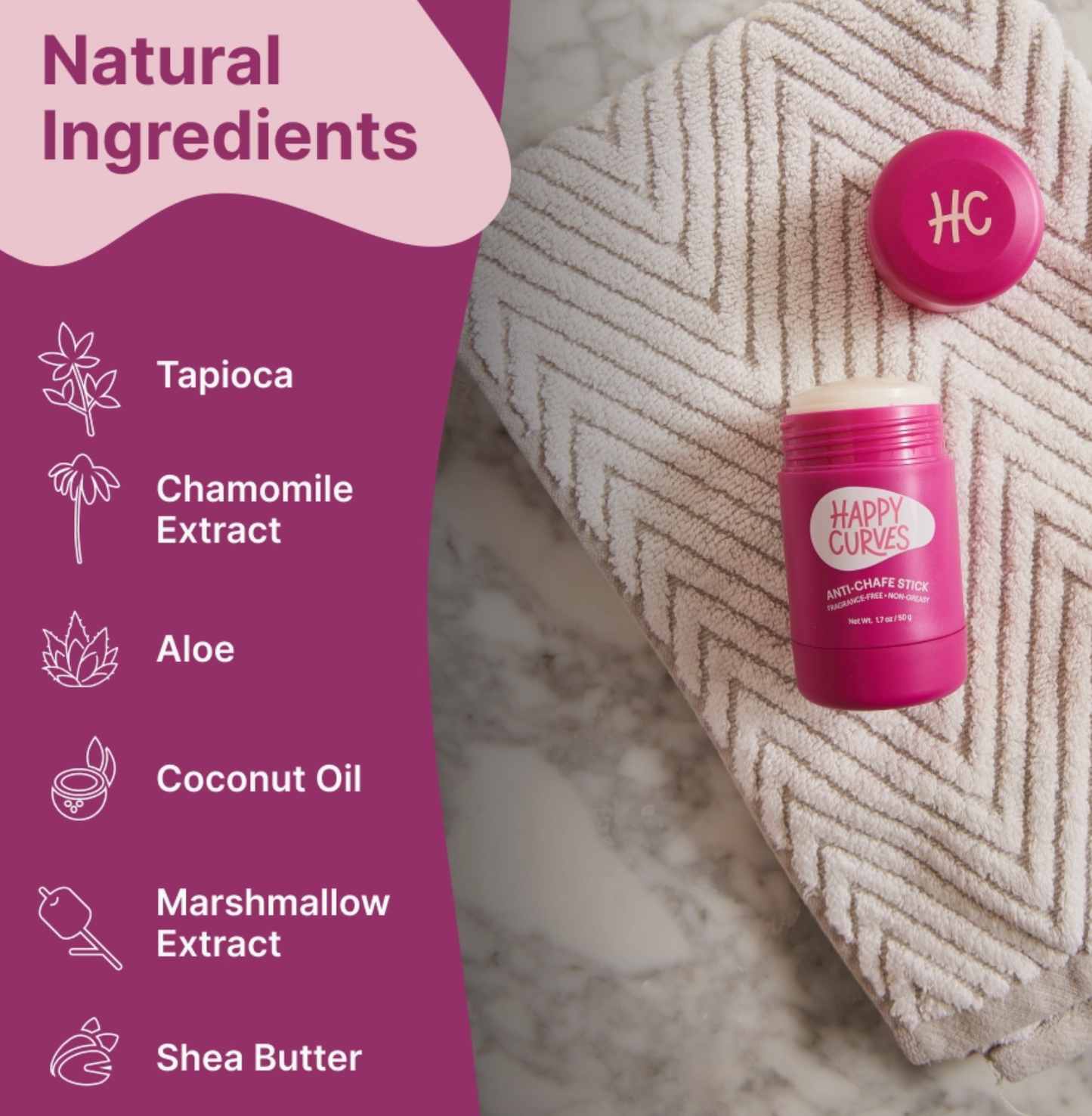 Happy Curves™️ Anti-Chafe Stick